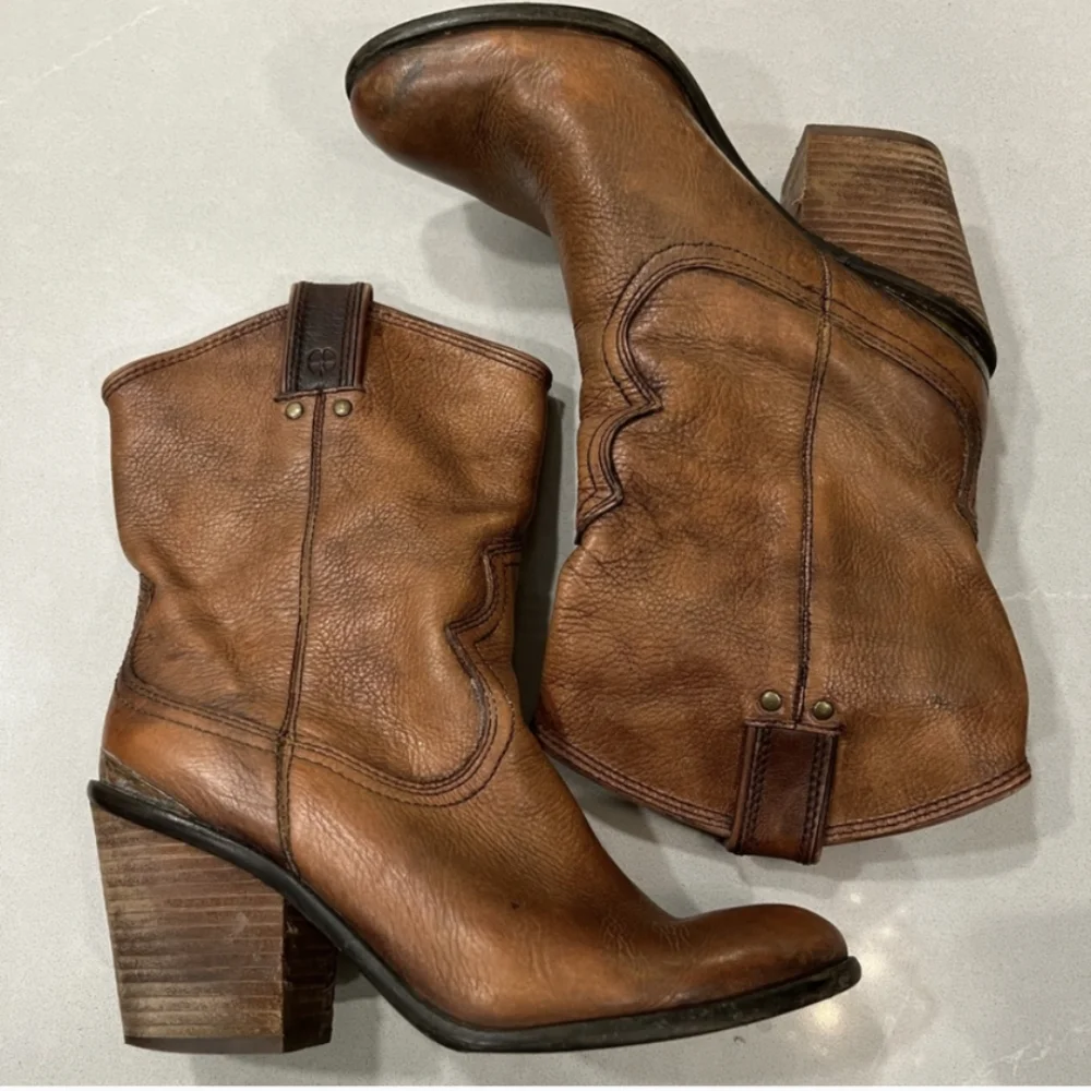 💥SOLD!💥Lucky Brand Cowboy Boots - Picture 1 of 9